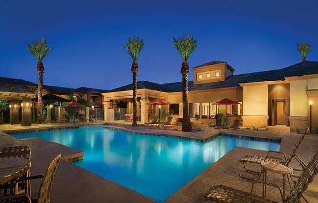 Pool at Aldea at Estrella Falls Apartment Homes in Goodyear AZ