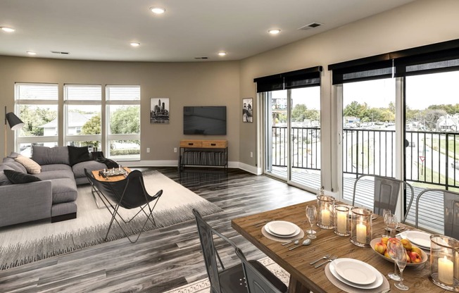 Open Concept floor plans at The Mill Apartments in Benson, NE