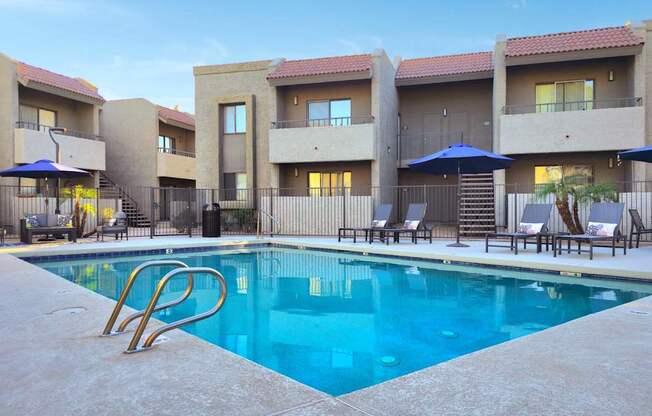 Pool at Olive East Apartment in Gilbert Arizona