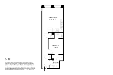 1 bed, 1 bath, 639 sqft, $1,755