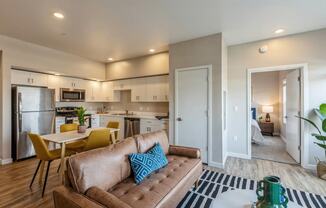 Living Room at Parq Crossing Apartments
