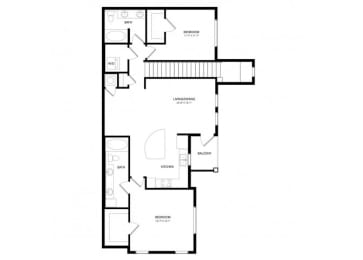 2 beds, 2 baths, 1,227 sqft, $2,030