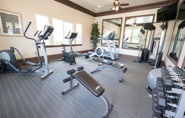 Fitness Center at Dominion Courtyard Villas, Fresno