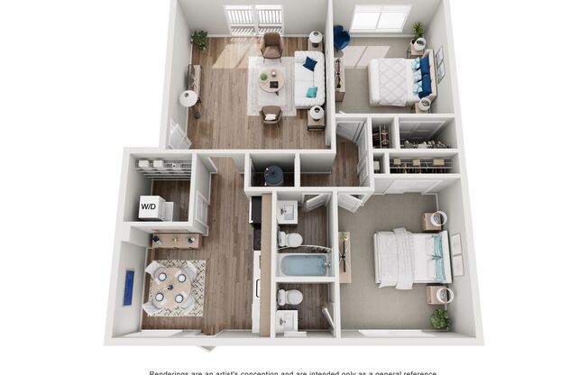 2 beds, 1.5 baths, 900 sqft, $1,250, Unit 1508-07