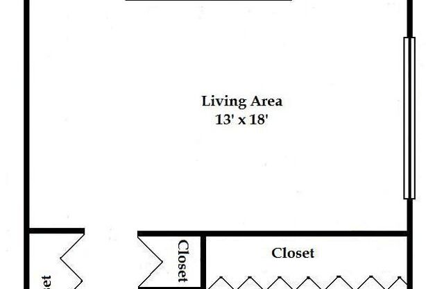 1 bed, 1 bath, 575 sqft, $1,730, Unit 402