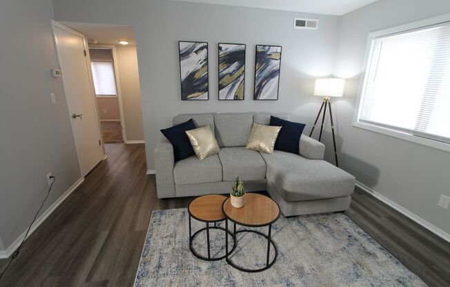 The Cumberland of Columbus.  Modern look in a convenient location 1 & 2 bedroom apartments.  Pet friendly!