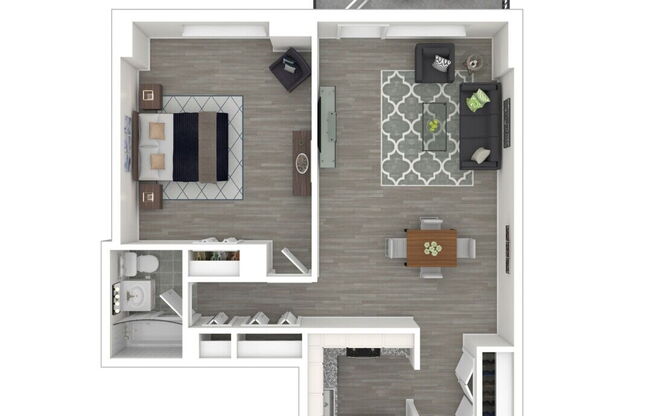 1 bed, 1 bath, 771 sqft, $2,967