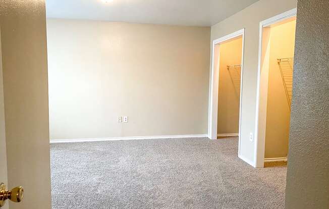 Bedroom with closets at Cobblestone Corners Apartment Homes, Nashville, 37216