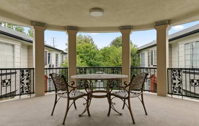 Apartments in Van Nuys Balcony area