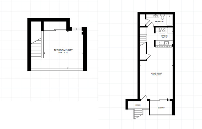 1 bed, 1 bath, 624 sqft, $2,136, Unit D232