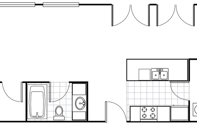 1 bed, 1 bath, 542 sqft, $1,325