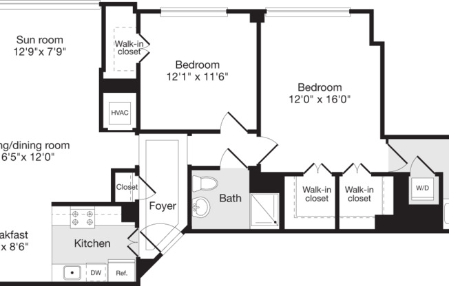 2 beds, 2 baths, 1,179 sqft, $4,337, Unit L31