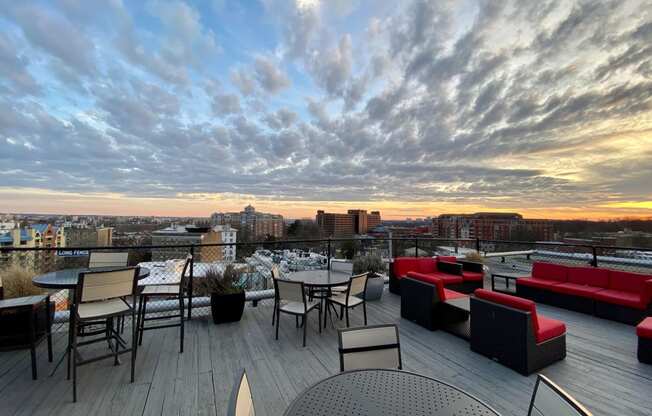 Roof top seating -  Apartments for rent in Northwest DC, Washington, DC,20008