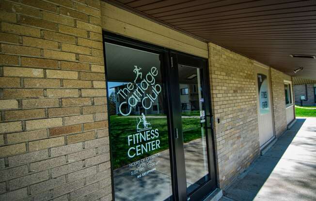 Carriage Park Apartments Fitness Center Entry