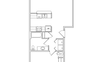 1 bed, 1 bath, 670 sqft, $1,375, Unit 224