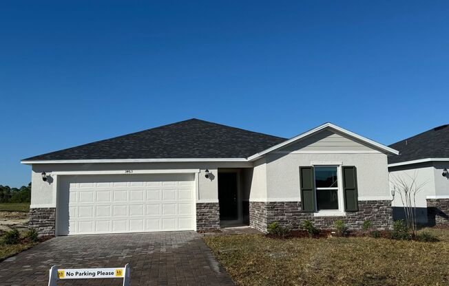 BRAND NEW! You can be the first person to live in this beautiful 3 bedroom, 2 bath, 2 car garage home in the gated community of Gardens At Waterstone