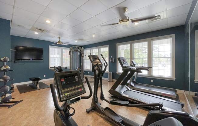 fitness center at Barclay Place Apartments, Wilmington, 28412