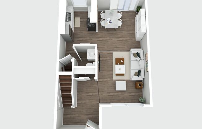 3 beds, 1.5 baths, 1,150 sqft, $1,599, Unit 2035