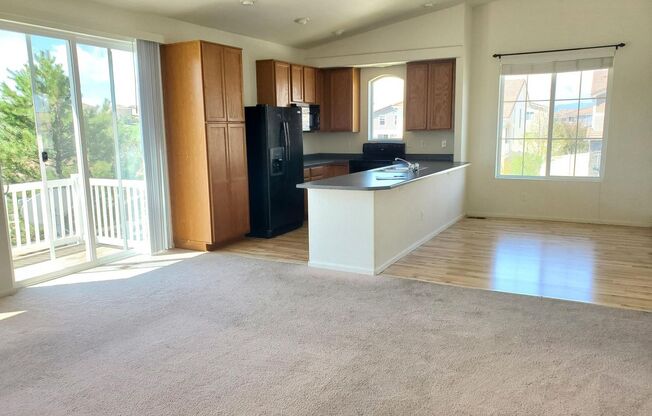 Tri-Level with Primary at top and 2 bedrooms on the lower level.