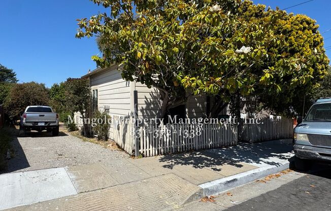 Charming 2-Bed 1-Bath Home with Spacious Yard Located in Downtown Monterey Neighborhood