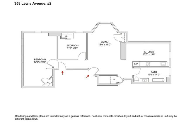 2 beds, 1 bath, 800 sqft, $2,995, Unit 2