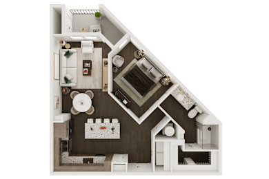 1 bed, 1 bath, 814 sqft, $1,734