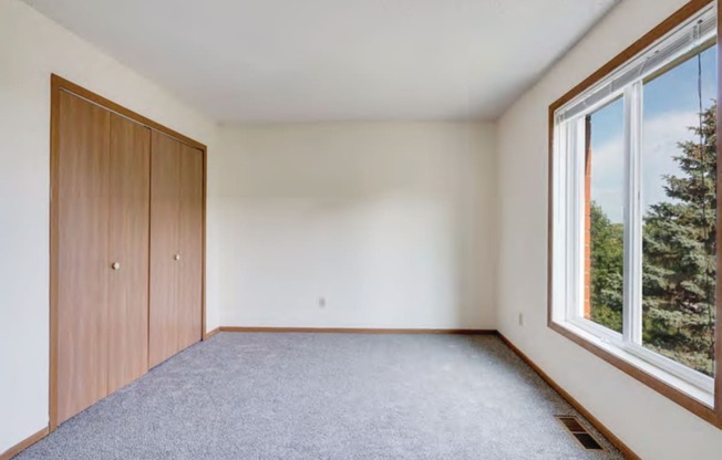 Unrenovated Unit Bedroom