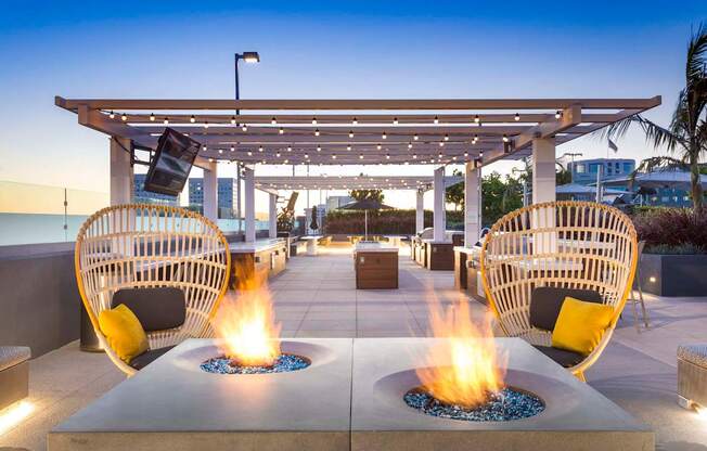 Firepit Lounge at Elements Apartments*, Irvine, CA, 92612