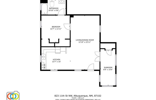 2 beds, 1 bath, 900 sqft, $1,400, Unit 823 11th Street NW