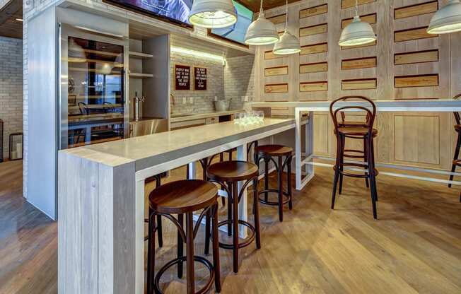 Coffee Bar in Resident Lounge at The Alden at Cedar Park, Cedar Park, 78613