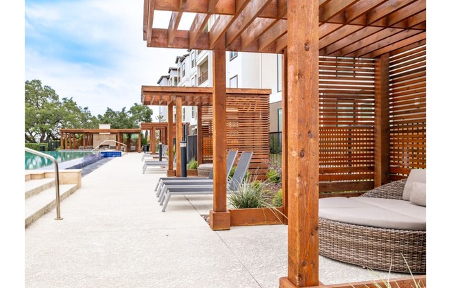 Poolside Lounges at Reveal at Onion Creek