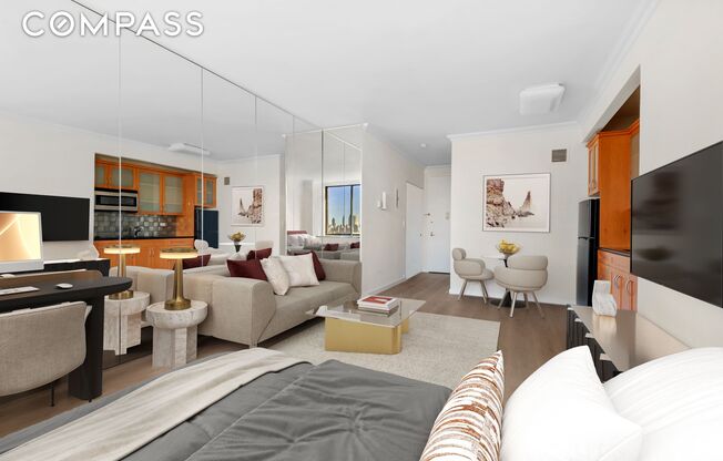 Studio, 1 bath, 396 sqft, $3,500, Unit 22J
