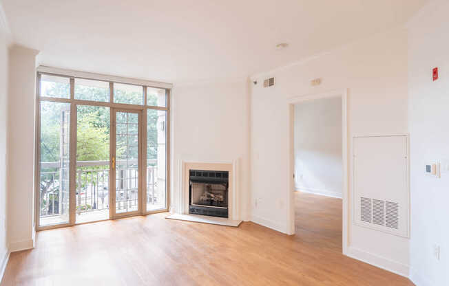 Living Room with Hard Surface Flooring
