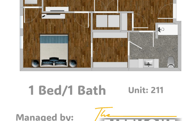 1 bed, 1 bath, 762 sqft, $1,535, Unit 304
