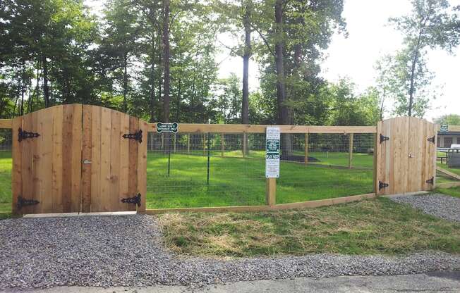 A place for your best friend to play! Ruff!