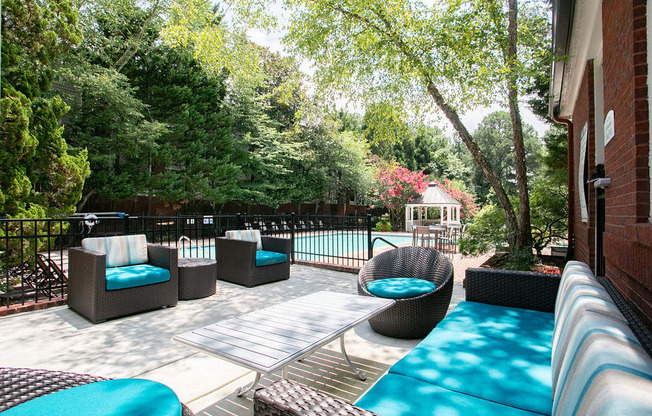 Poolside Lounge Area