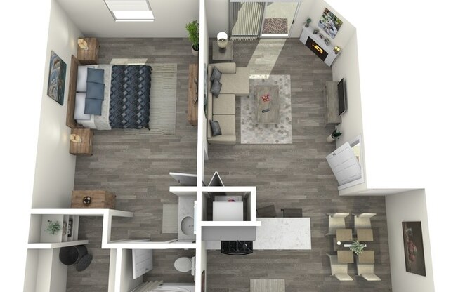 1 bed, 1 bath, 657 sqft, $1,990