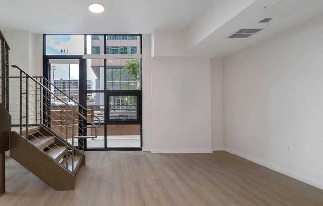 Living Room with Hard Surface Flooring