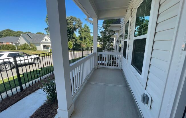 Charming townhome community in Mooresville.  2 br 2.5 ba townhome with covered front porch.