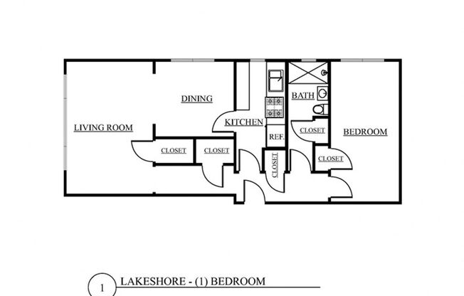 1 bed, 1 bath, 700 sqft, $1,600, Unit 4412302