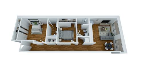 2 beds, 2 baths, 1,084 sqft, $1,420