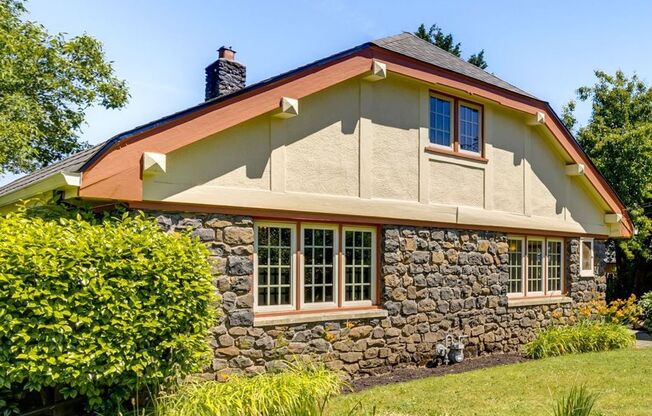 Historic 4-Bedroom Stone Home with Timeless Character, Hardwood Floors, Spacious Living & a Large Private Yard