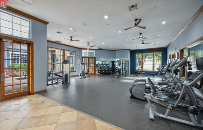 View of Cottonwood Ridgeview Apartments Fitness Center