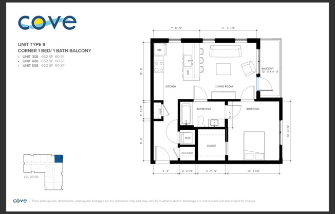 1 bed, 1 bath, 694 sqft, $1,595, Unit APT 408