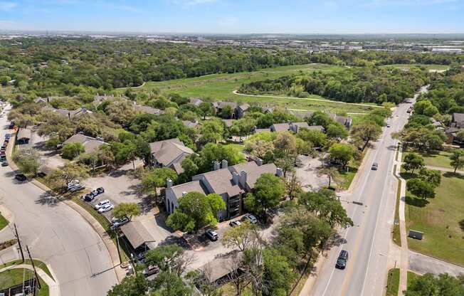 Drone View at Montecito, Texas, 78741