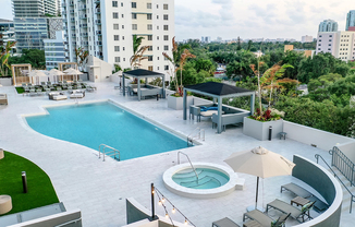 Enjoy panoramic views of Miami