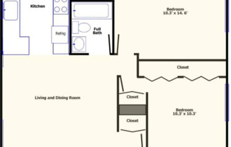 2 beds, 1.5 baths, $1,995, Unit 5