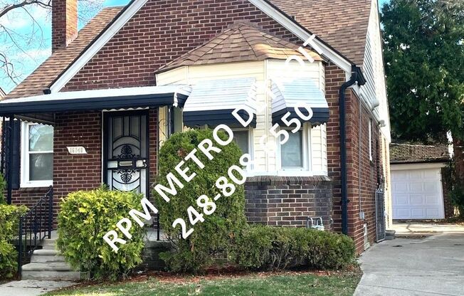 Brick Bungalow in Detroit