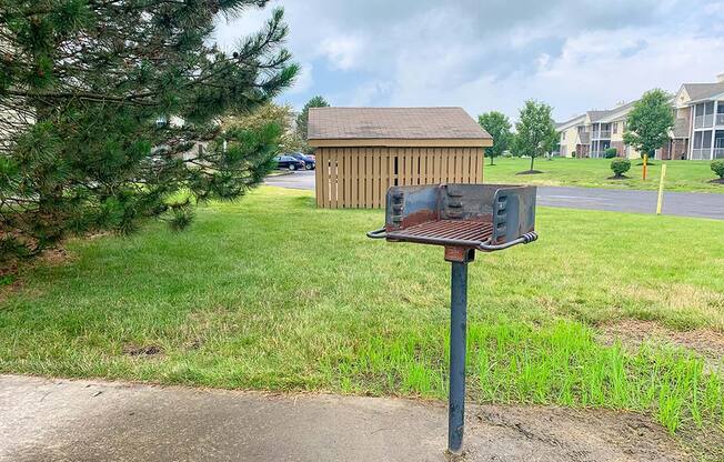 BBQ grill at Barton Farms in Greenwood, IN