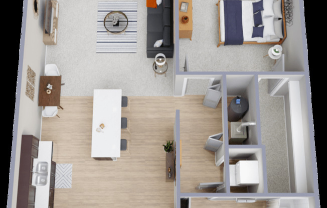 1 bed, 1 bath, 750 sqft, $1,470